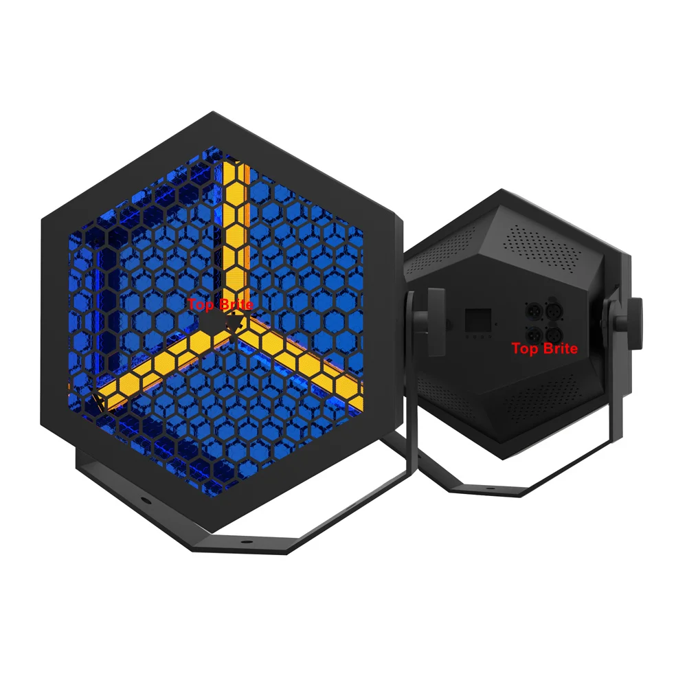 LED Par 3X60 Вт теплый белый светодиодный сценический светильник DMX Ретро вспышка с 48X0