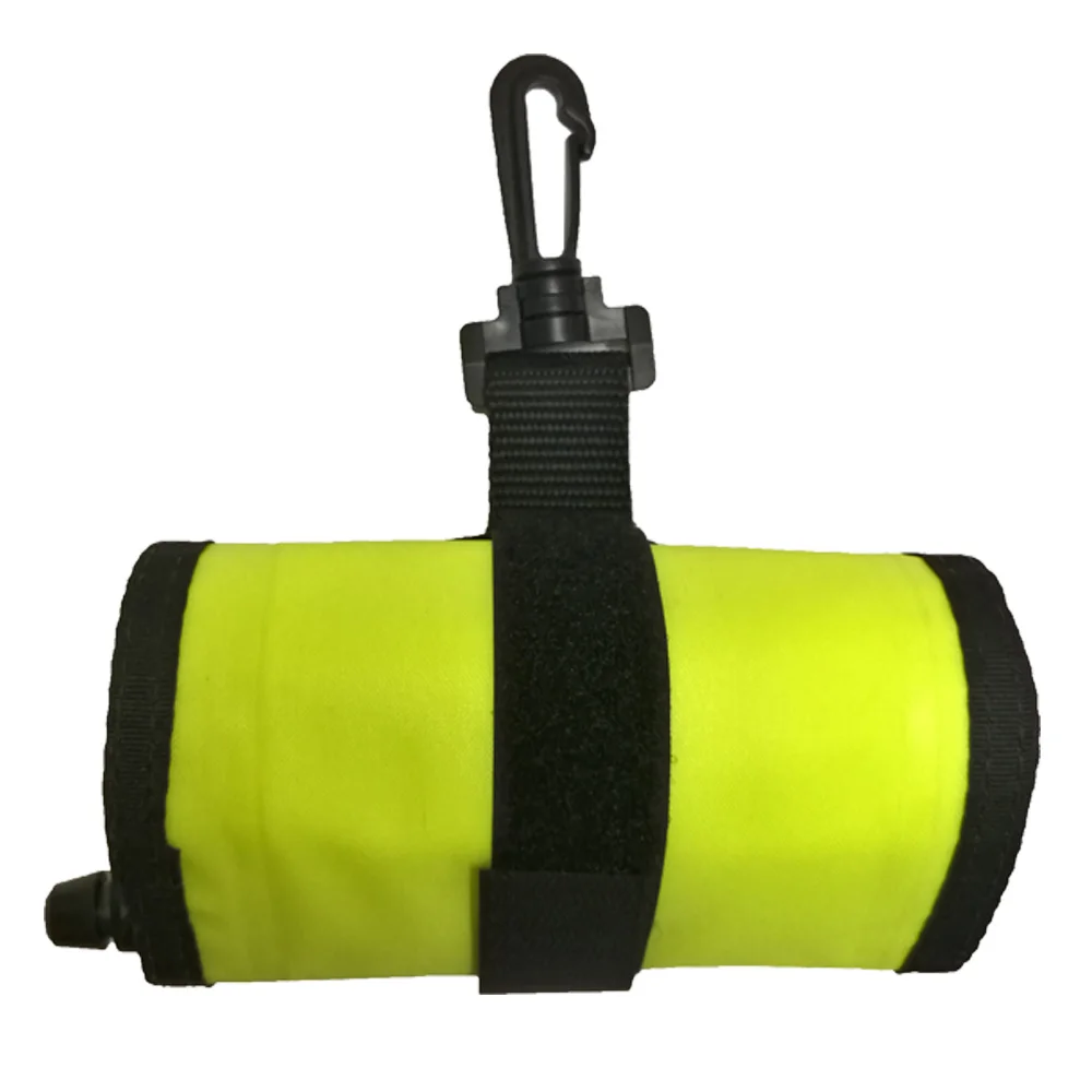 

110cm Spearfishing Snorkeling Scuba Diving Surface Marker Buoy SMB Signal Tube Safety Sausage SMB Gear