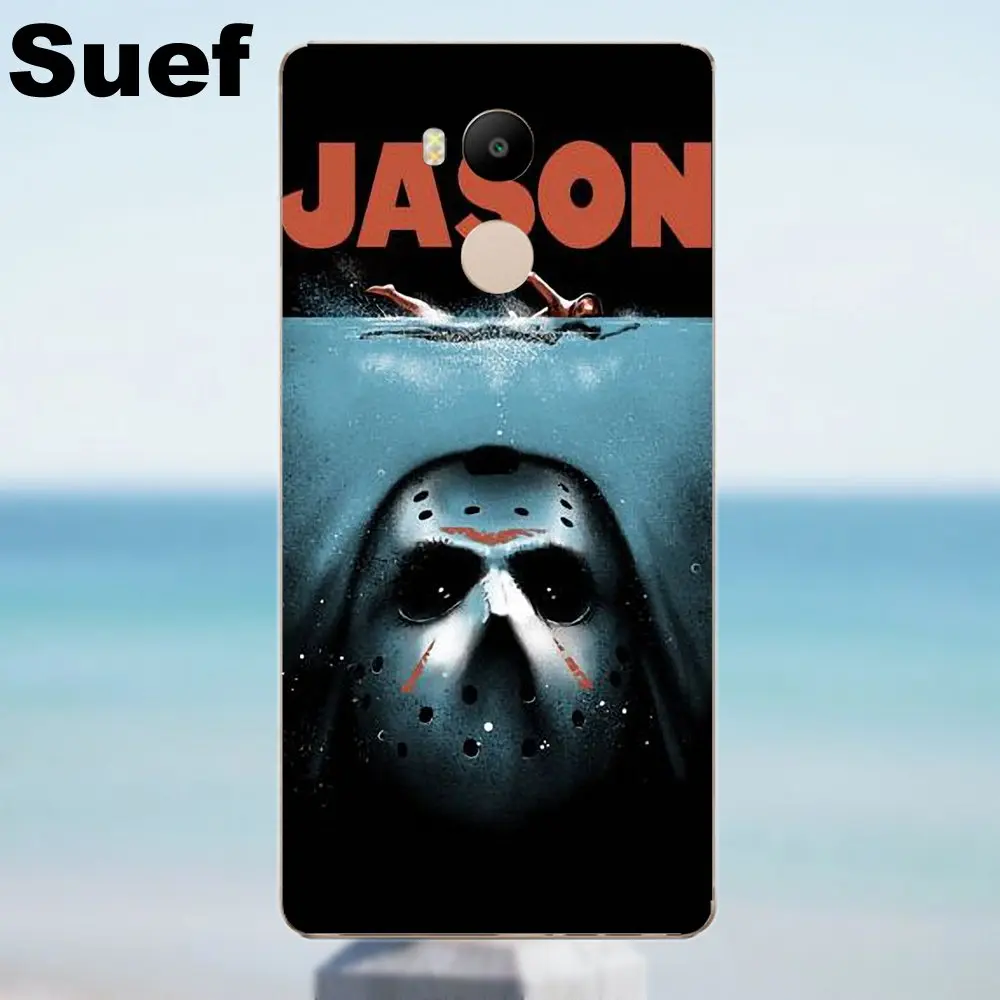Suef для Xiaomi Redmi 4 3 3S Pro Mi3 Mi4 Mi4i Mi4C Mi5 Mi5S Mi Max Note 2 Мягкий чехол Jason Vorhees Friday The 13th |