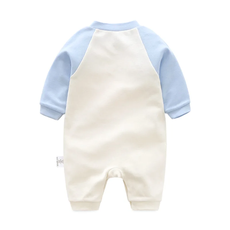 Забавный оранжевый хлопковый комбинезон для новорожденных От 0 до 1 года с