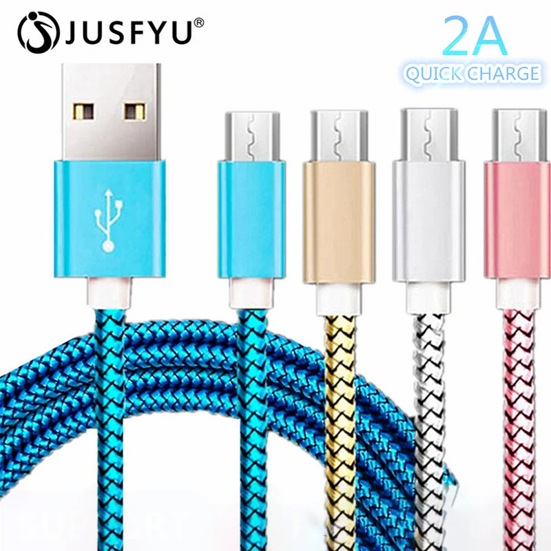 Нейлоновый USB-кабель типа C кабель Micro USB для Samsung Xiaomi Huawei LG быстрой зарядки iPhone 8 7 6 6S