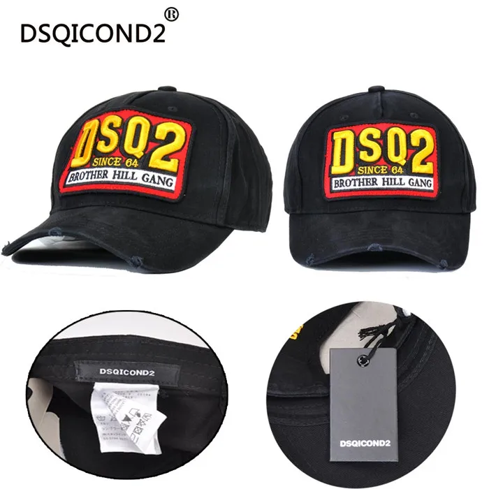 DSQICOND2 бренд DSQ бейсболка для мужчин женщин икона Snapback шляпа вышивка хлопок Письмо кепки папа кепки DSQ2 кости Garros