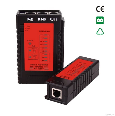 Noyafa NF-468PF RJ45 RJ11 PoE тест сетевого кабеля проверка непрерывности провода |