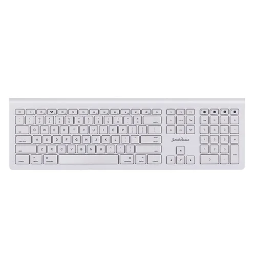 Белый Новое поступление PERIBOARD-806-Bluetooth многофункциональная клавиатура для устройств бесшумные шоколадные клавиши, поддержка 4 устройств одновременно мультимедийный ярлык - Цвет: Белый
