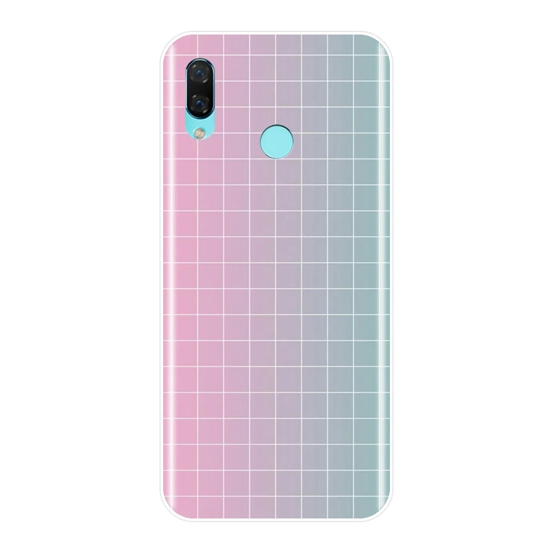 Чехол для телефона Huawei Nova Smart Lite 2017 желтый жилет розовый мягкий силиконовый