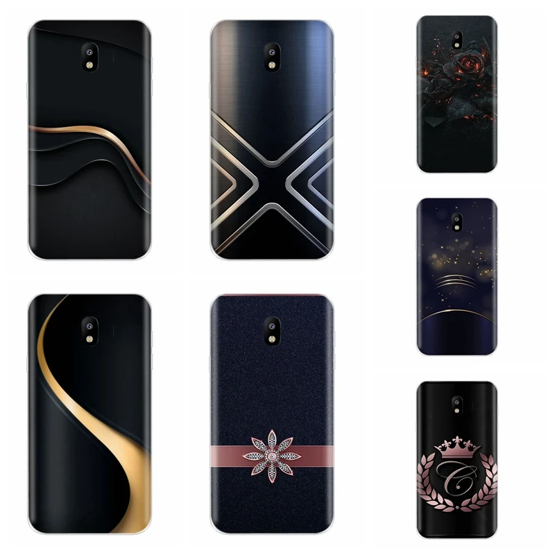 Мягкий чехол TPU для Samsung Galaxy J1 J2 Prime J3 J4 J5 J6 J7 2016 2017 2018 Силиконовый чехол с узором E189 на.