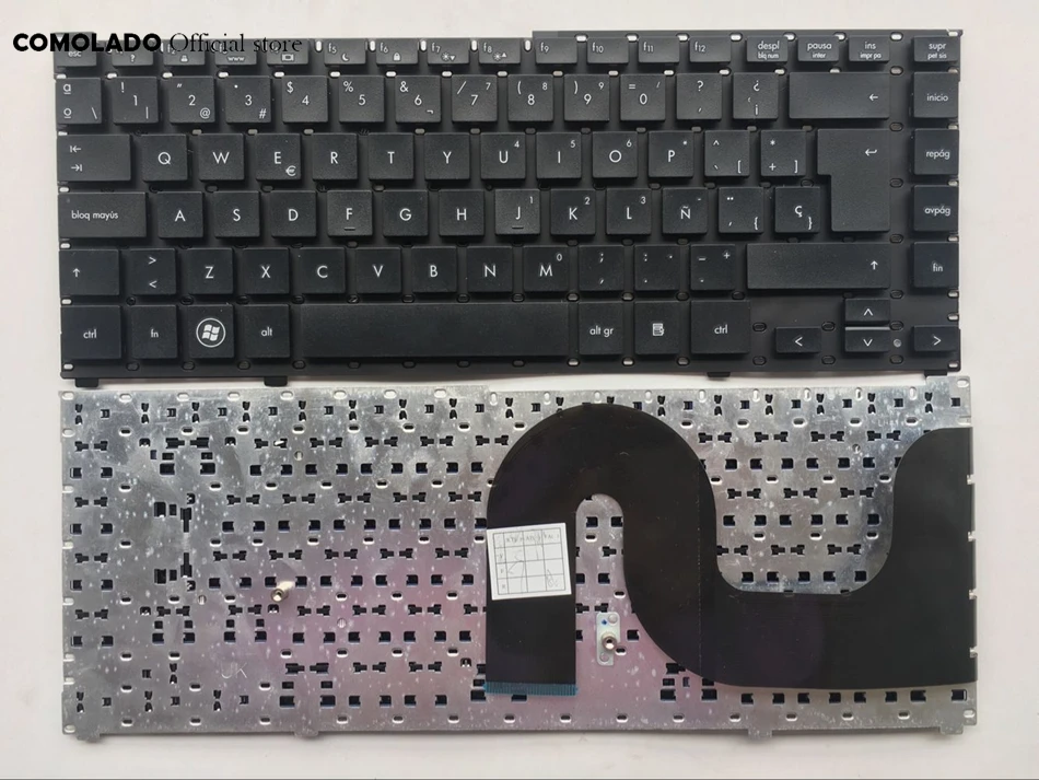 SP испанская клавиатура для ноутбука HP ProBook 4310S 4311S черная без рамки Раскладка |