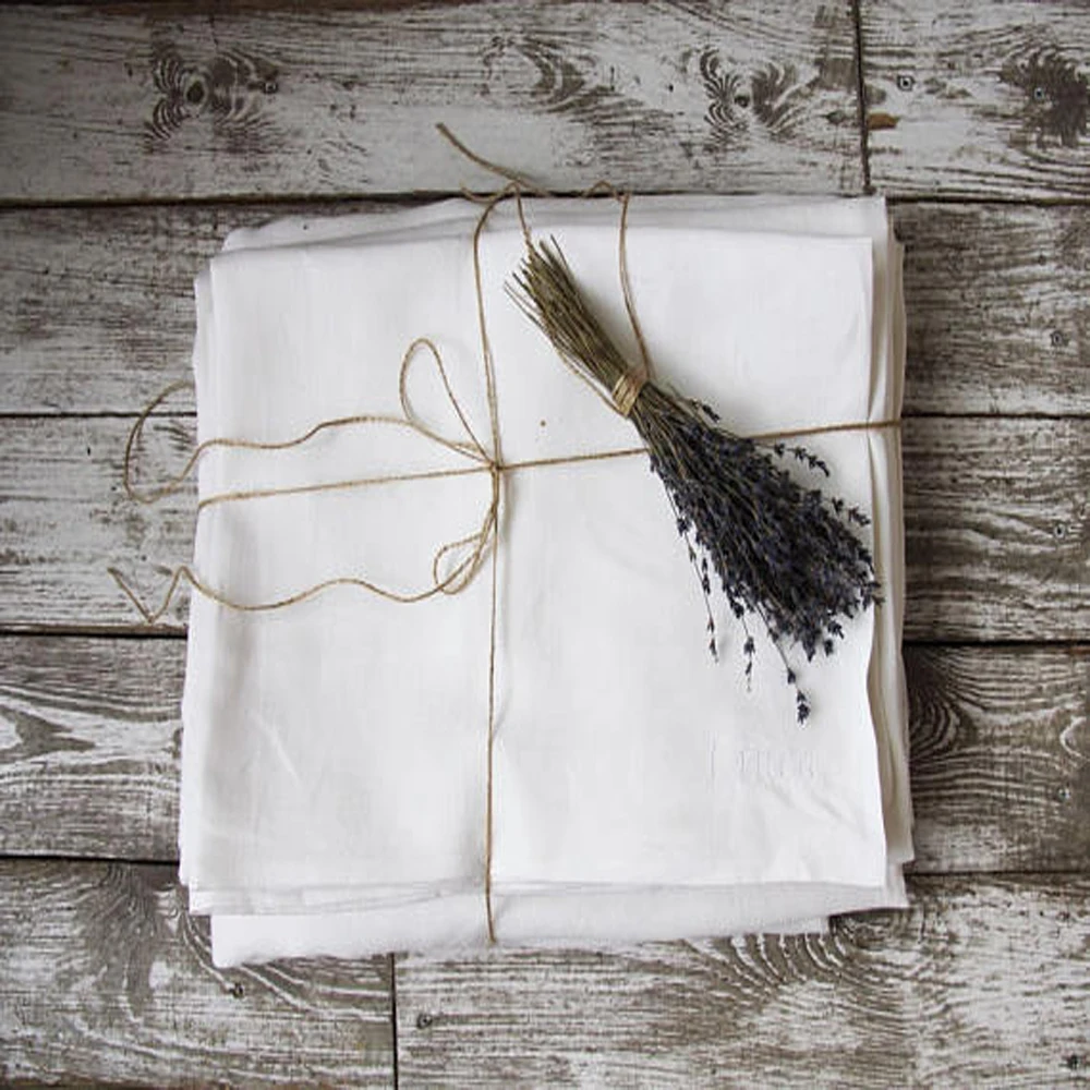 4 предмета в комплекте с белыми потертостями французскому льну постельное белье