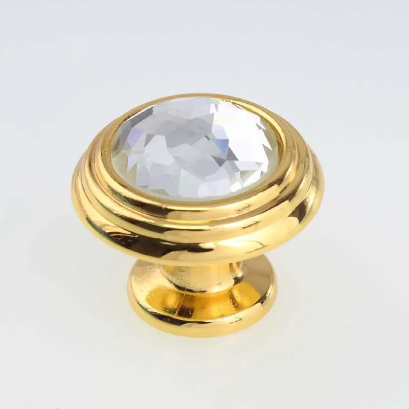 knobs 96 мм модные роскошные стеклянные Хрустальные Ручки для шкафа, дверных ручек, Золотые круглые ручки для ящиков 3,7" стеклянные алмазные ручки - Цвет: knobs