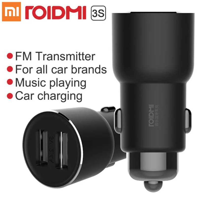 Оригинальный Xiaomi roidmi 3 S Bluetooth автомобиля Зарядное устройство для всех марок