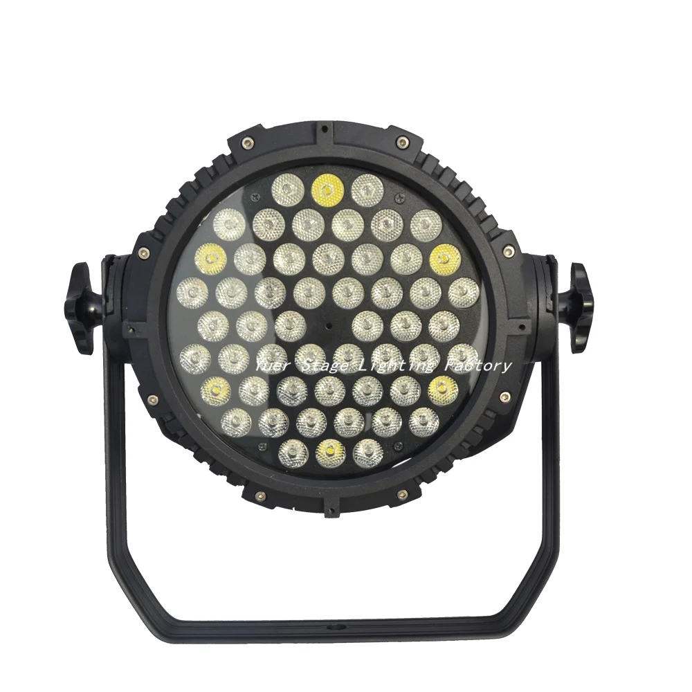 2 шт./лот RGB 3 в 1 54X3W светодиодный литой алюминий Par light DMX512 AC110-240V par светодиодное