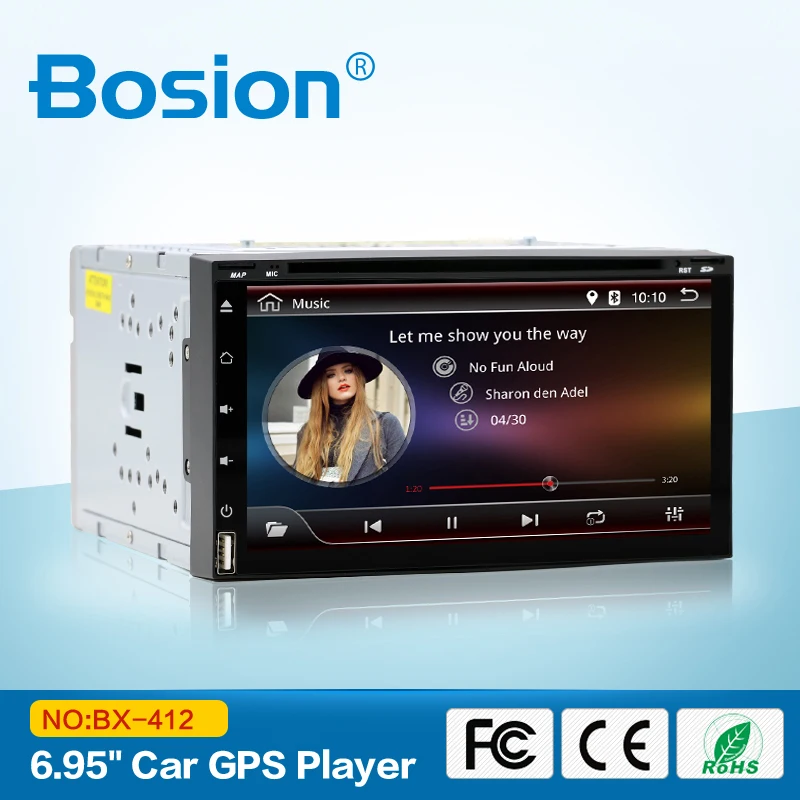 Четырехъядерный Android 7 1 полный сенсорный экран с автомобильным DVD плеером GPS для