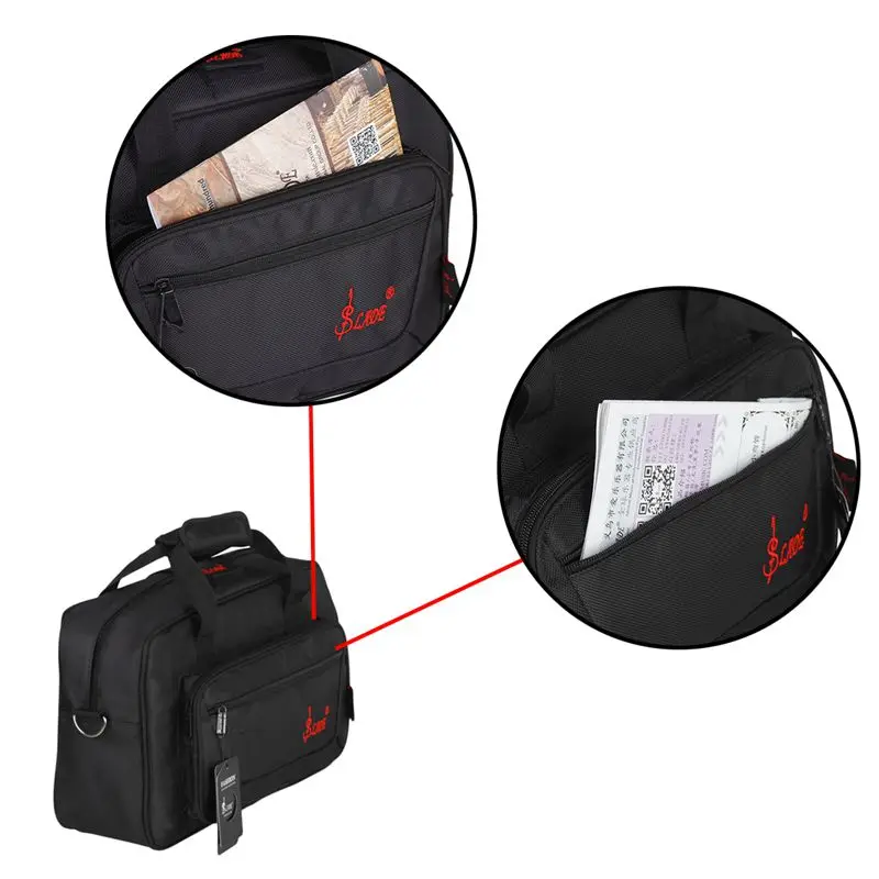 ABLD-SLADE oboe кларнет мягкий чехол для переноски Gig Bag с наплечным ремнем