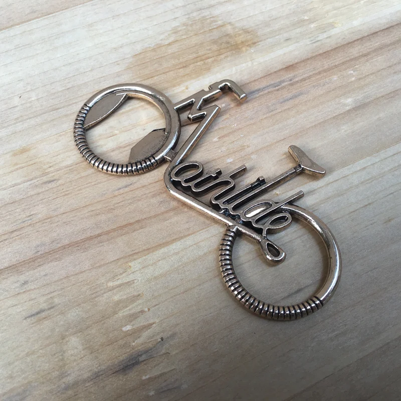 New Arrival Cute Fashionable Bike Bicycle Metal Beer Bottle Opener Creative Gift Wedding Anniversary Party Keychain | Дом и сад