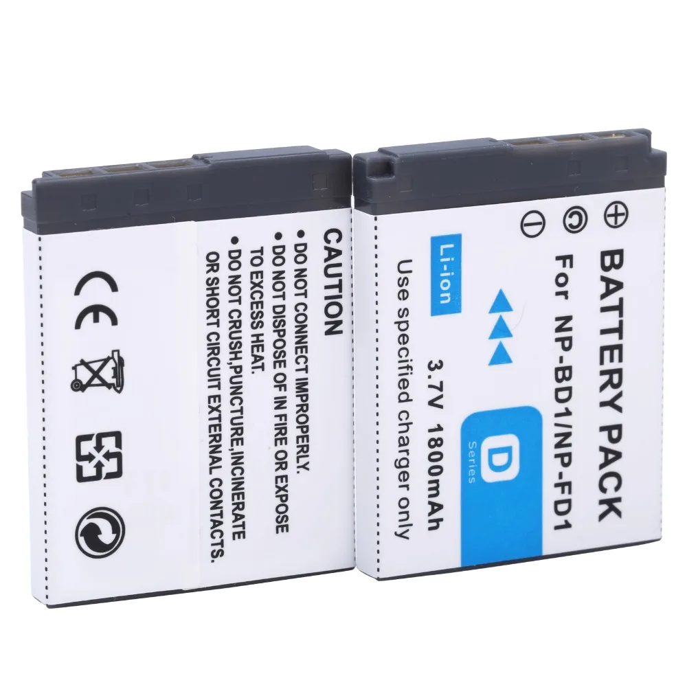 4 шт. PROBTY NP-BD1 NP BD1 батарея для Sony Cyber-shot DSC-G3 T2 T70 DSC-T75 DSC-T77 DSC-T90 DSC-T200 DSC-T300 камера |