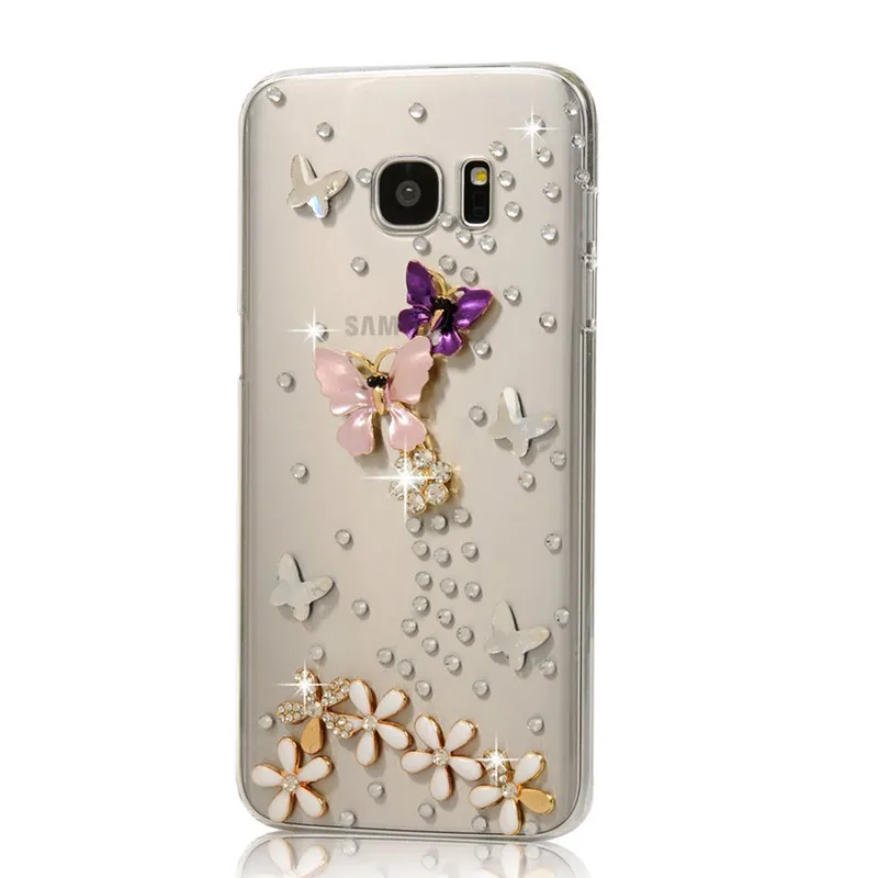 A6 плюс 2018 Украшенные стразами Блеск Алмазный чехол для телефона samsung Galaxy J2 Pro J7 J5 J3