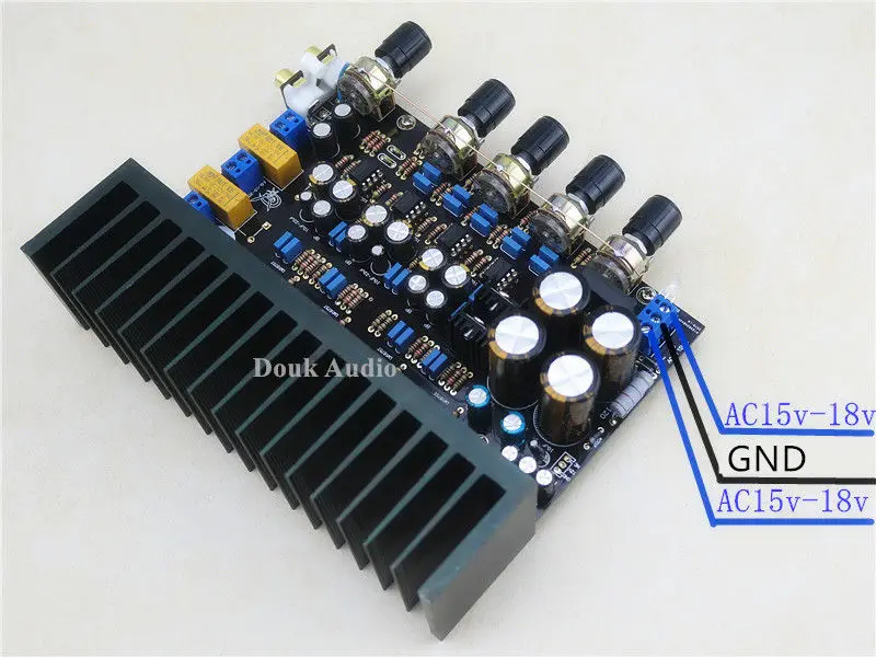 Hifi LM1875 2,1 канальный Бас Сабвуфер BTL аудио усилитель мощности плата