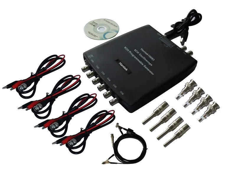 Hantek1008C 8CH ПК USB Автоматическая область/DAQ/8CH генератор автомобильный