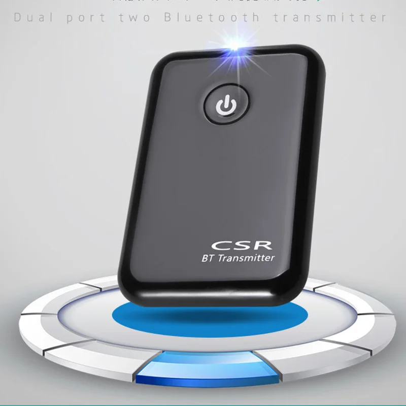 Larryjoe New Multi-point CSR Wireless Bluetooth 4.0 Transmitter Music Stereo One to Two bluetooth Audio | Электроника
