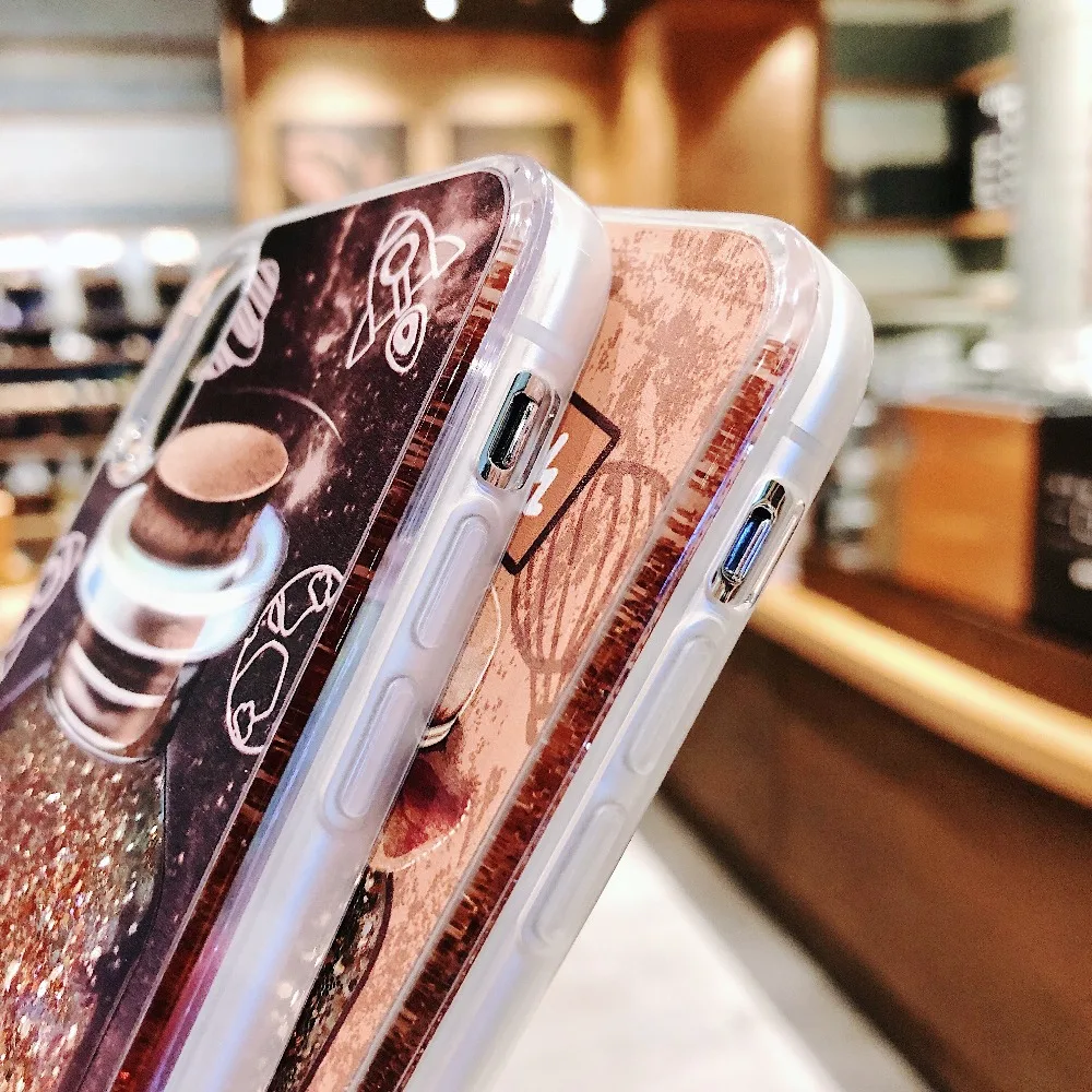 Чехол для телефона XCZJ Wishing bottle iPhone X XR Capa сыпучий песок с блестками чехол 7 6s plus 7plus 8