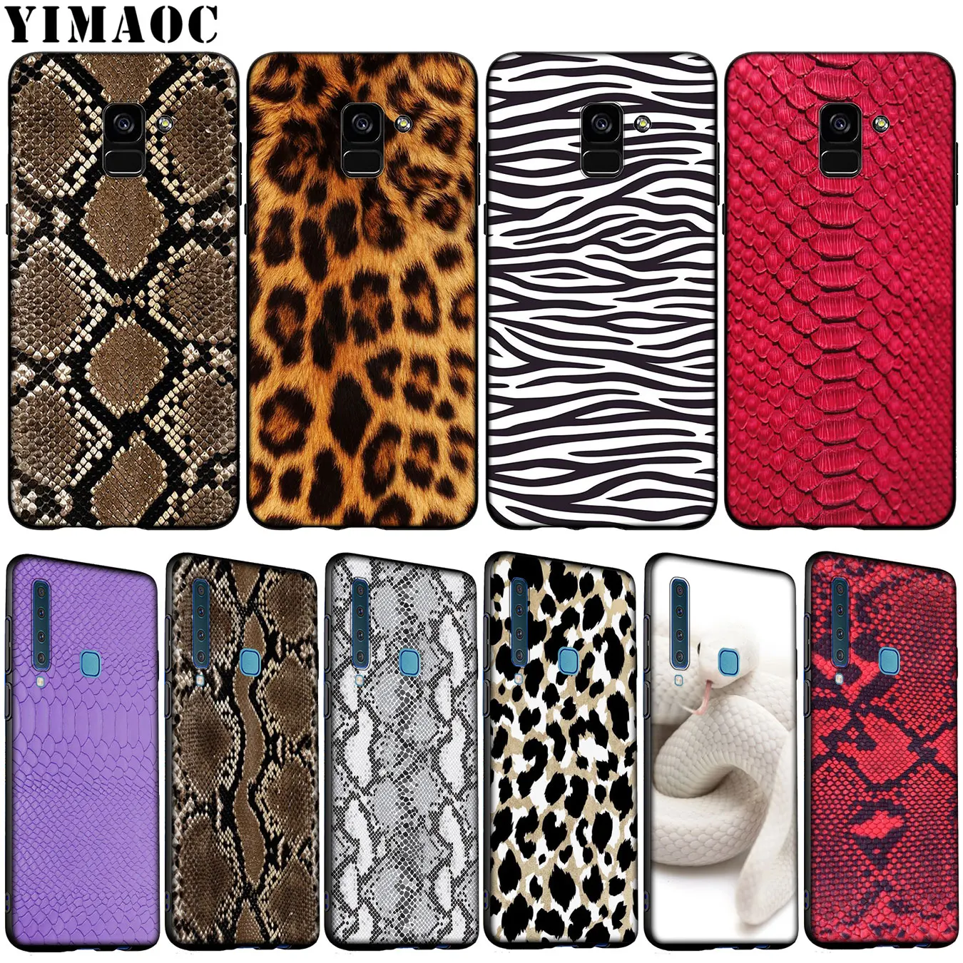 Мягкий чехол YIMAOC для Samsung Galaxy A6 A9 A8 A7 2018 A3 A5 2016 2017 Note 9 8 10 Plus Lite|Бамперы| |