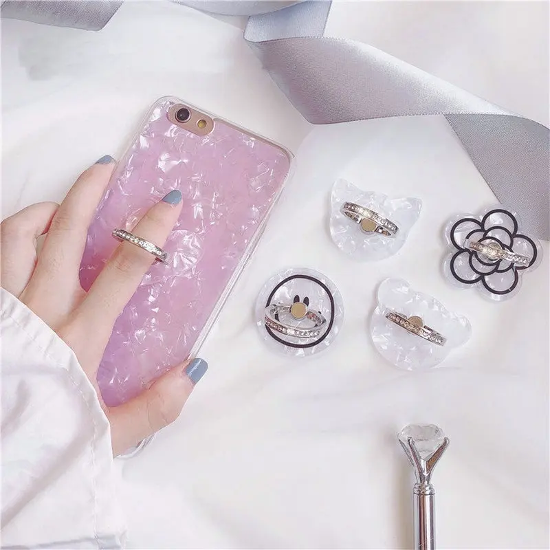 

Phone Holder Expanding Holder Stand Grip Clip Ring for SmartPhone Silicone Cartoon Finger Expanding Stand phone holder