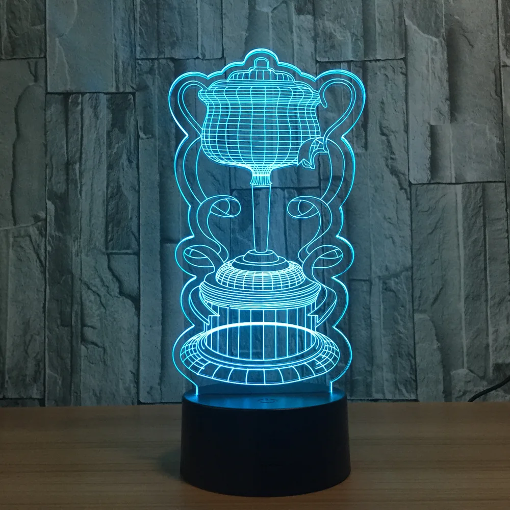 3d светильник 7 цветов светодиодный ночник для детей сенсорный Led Usb Таблица Lampara
