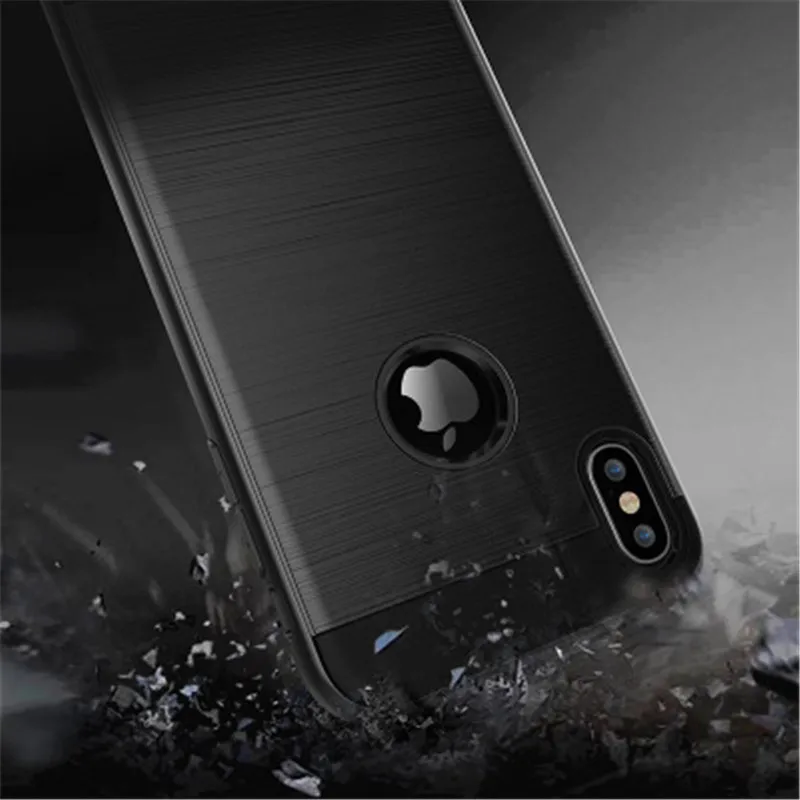 For Iphone X XS Max XR Case Luxury Hybrid Shockproof Tough Armor Rubber Hard Back Cover 8 7 6 6s Plus 5s Rugged Coque |
