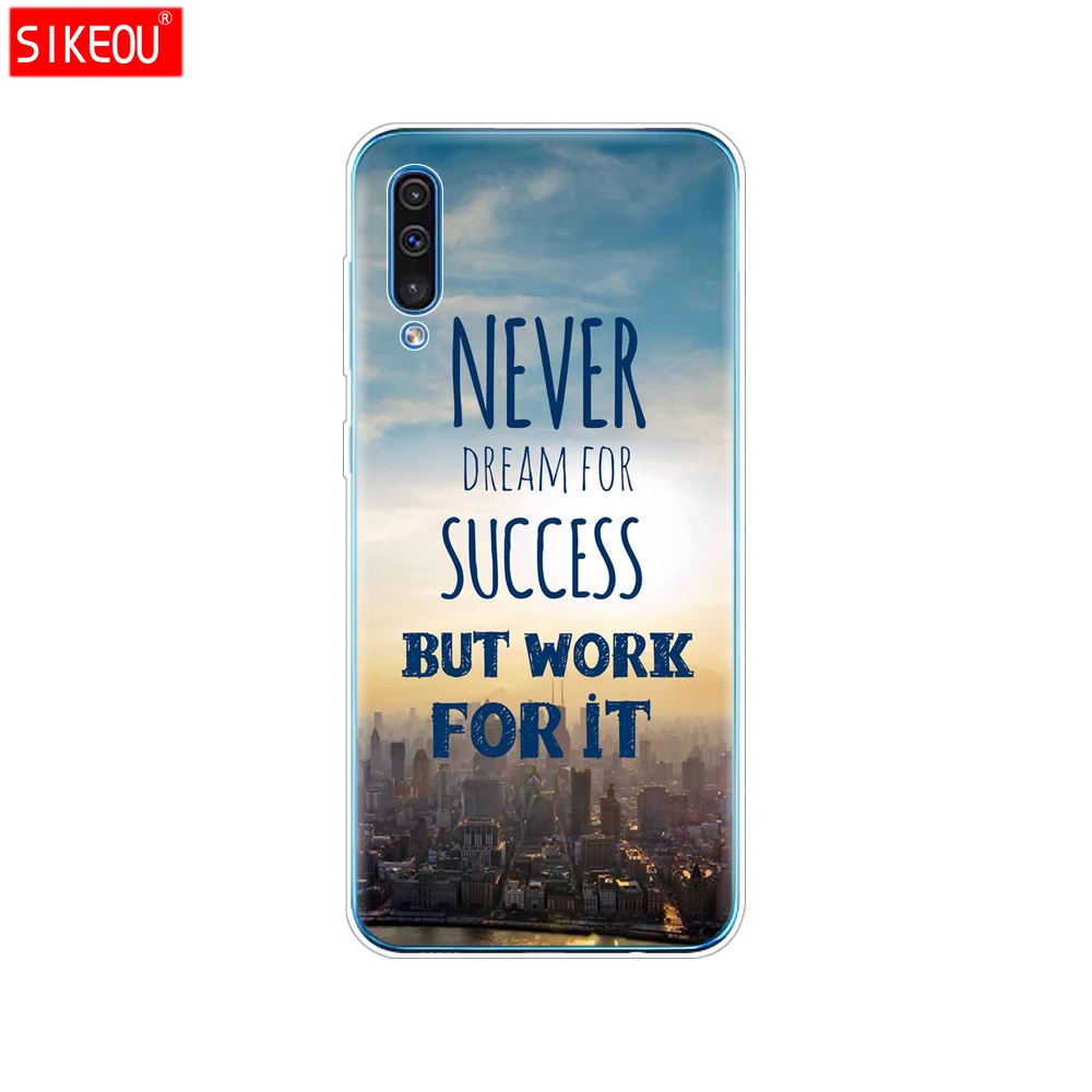 33683 Для samsung Galaxy A50 силиконовый прозрачный Футляр задняя крышка чехол для телефона для samsung A50 A505 A505F SM-A505F мягкий чехол 6,4 - Цвет: 33683