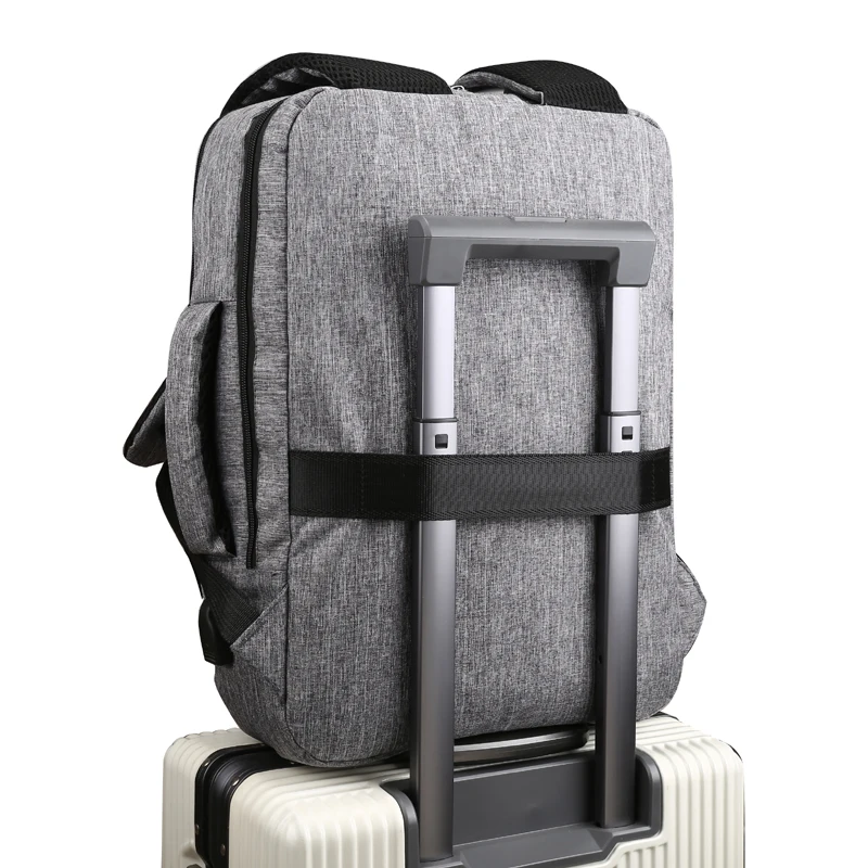 Men Backpack 15.6-inch Laptop Bag Large Capacity Multi-layer USB Charging Waterproof Business Leisure Travel Youth Backpack
