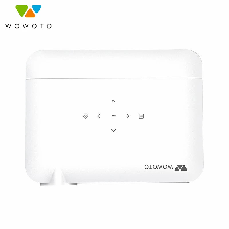 Проектор WOWOTO 4K Android Wi Fi Bluetooth 40 Вт 700Ansi светодиодный портативный мультимедийный
