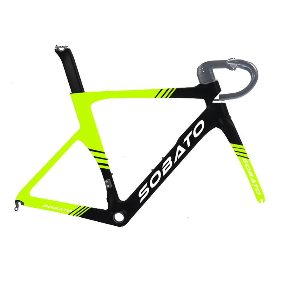 Хит продаж рама для велосипеда из углеродного волокна Aero road вилка подседельный