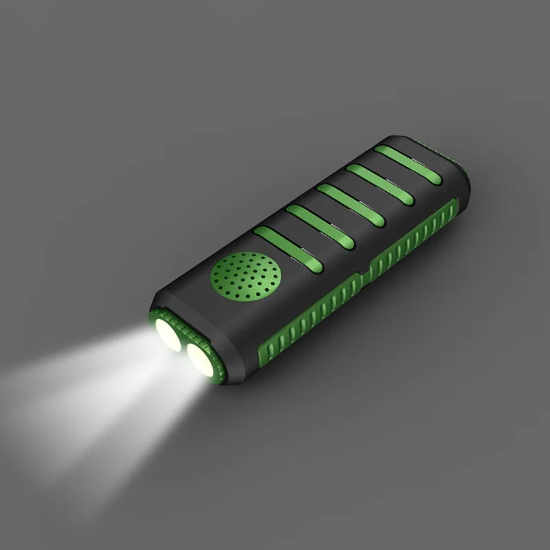 18650 Батарея Перезаряжаемые фонарь Мощность power Bank Bluetooth колонки 3 в 1 открытый mp3