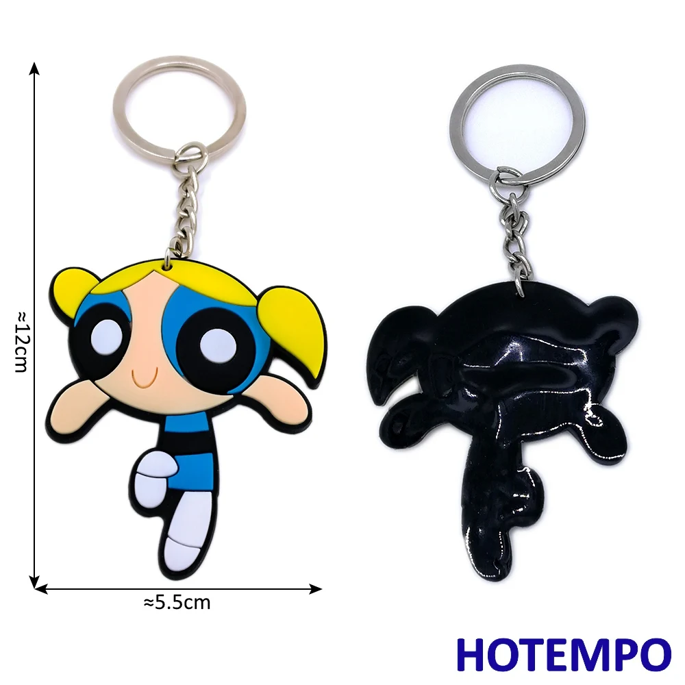 Powerpuff, аксессуары для волос для девочек, цветные пузыри, BB заколки для волос для девочек, Мультяшные детские заколки 5 см, Детская повязка для волос