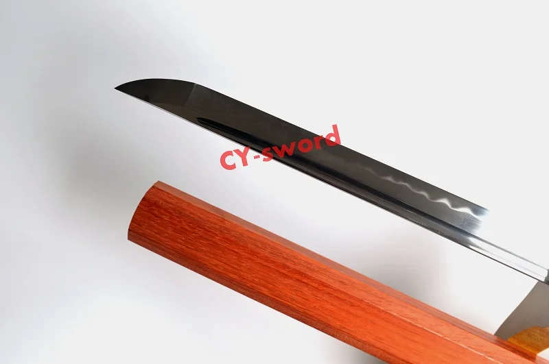 Высококачественный ручной работы ZATOICHI японский меч ниндзя Redwood Saya затемняющее
