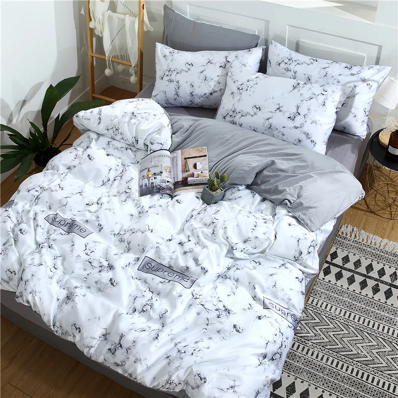 Удобные постельные принадлежности из промытого шелка AB набор постельного белья