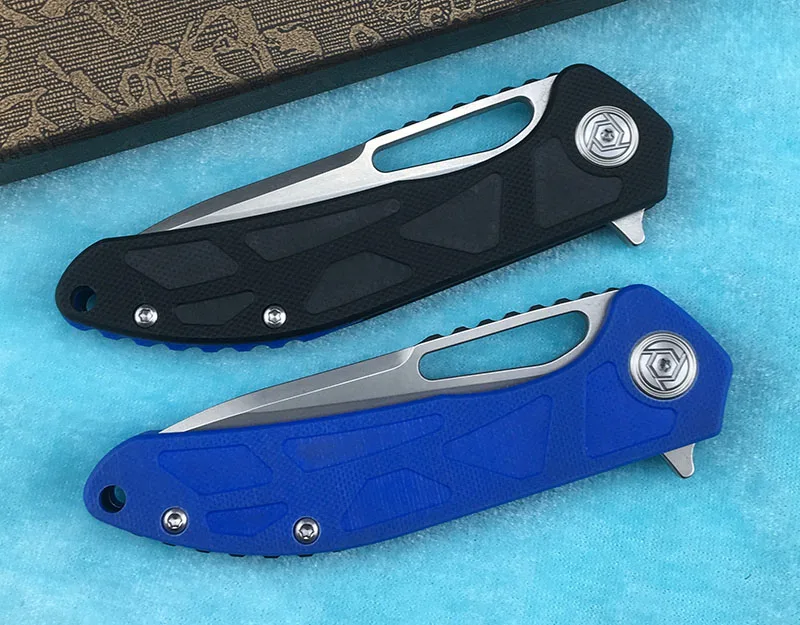 

CH CH3509-G10Flipper folding knife D2 blade G10 handle ball bearing outdoor camping fruit knife EDC tool
