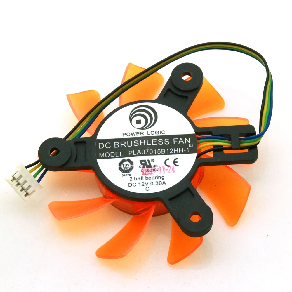 Бесплатная доставка 4 контактный вентилятор VGA для видеокарт ZOTAC 9800GT 1GD3 12 В 0 30 А 65