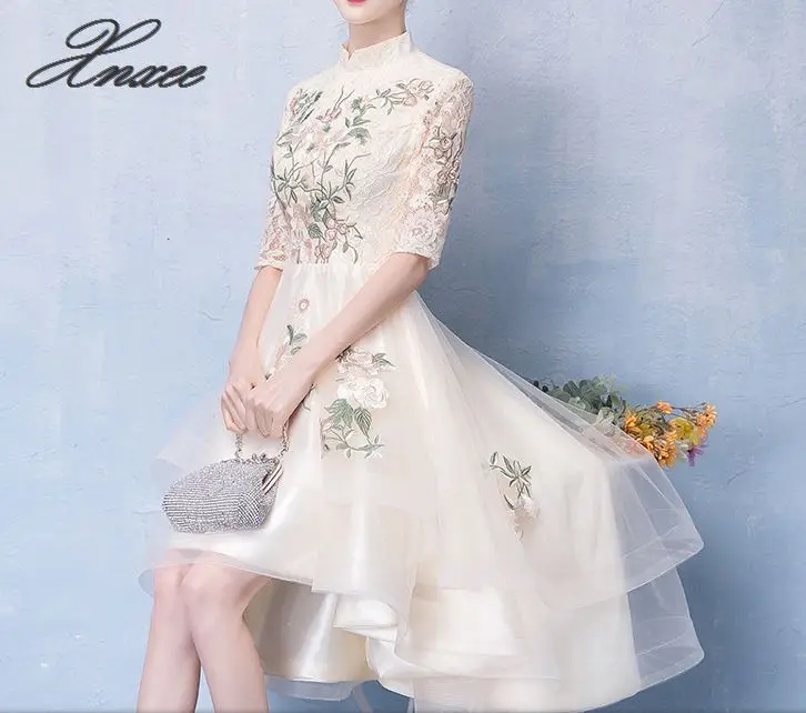 

2020 New 3 Color Dresses Women Elegant Gown