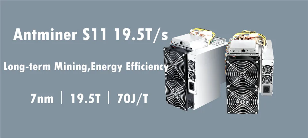 BITMAIN AntMiner S11 19 5 T BCH BTC Майнер лучше чем S9 S9j S15 T9 + S17 T17 S17e WhatsMiner M3X M20S Innosilicon T2T