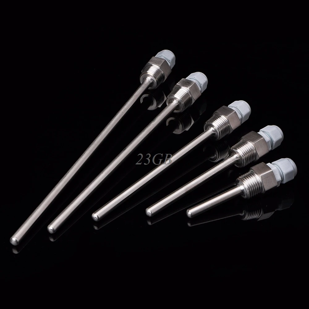 Резьба Thermowell 50 250 мм из нержавеющей стали 1/2 дюйма NPT для датчиков температуры