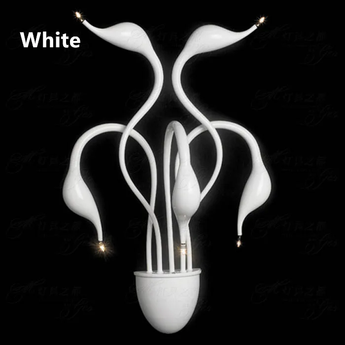 Новый дизайн настенные светильники в виде лебедя прикроватный светильник для