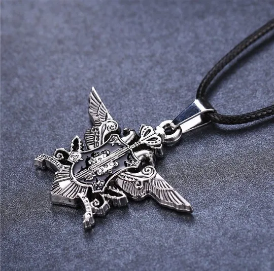 HSIC горячее Аниме Черный Батлер серебряное металлическое ожерелье Себастьян