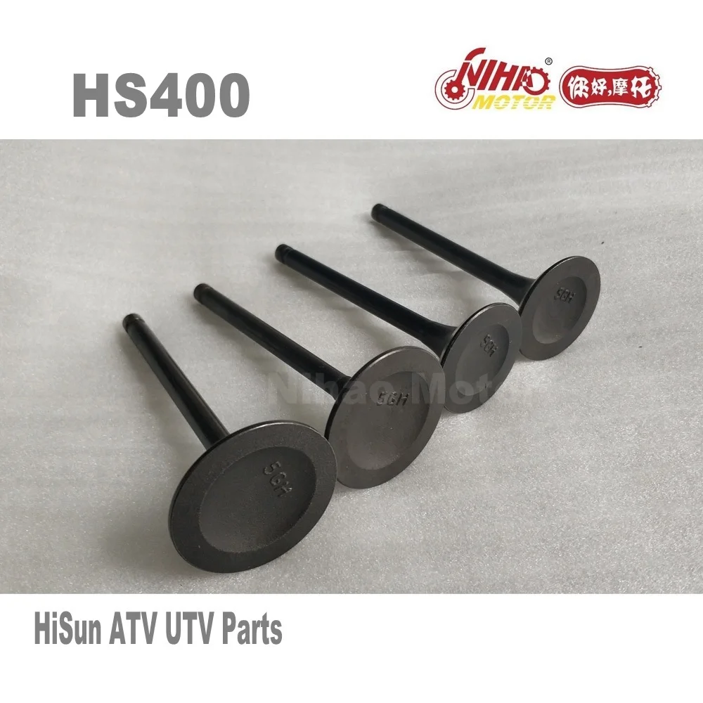 Впускные выпускные клапаны Hisun запчасти для двигателя HS185MQ 400cc HS 400 FORGE TACTIC ATV UTV Quad