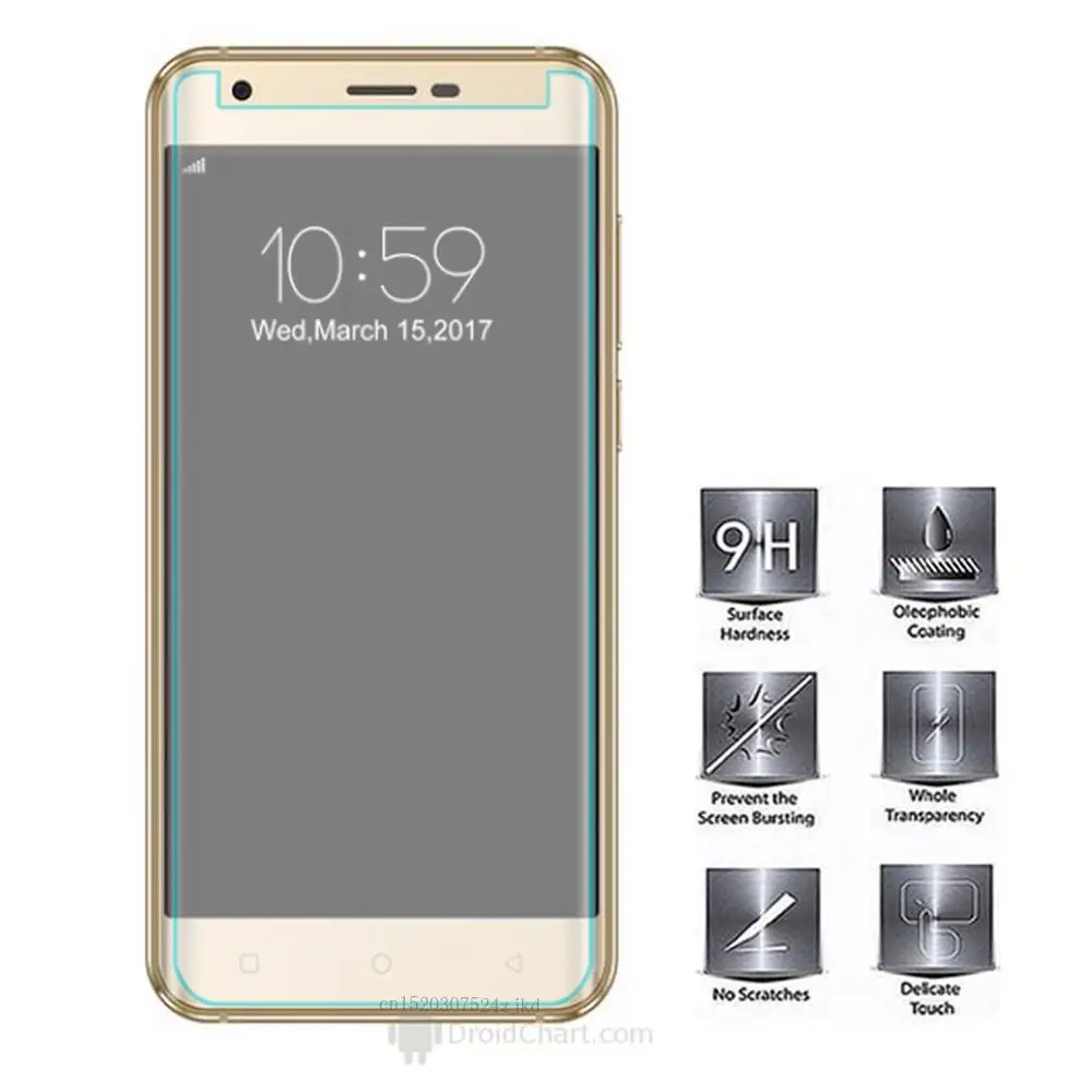 Закаленное стекло для смартфона DEXP G150 Electron 9H Взрывозащищенная защитная пленка