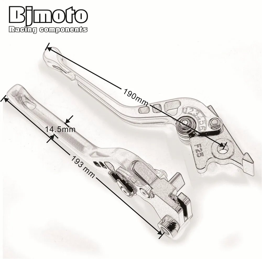 Bjmoto для Kawasaki Ninja 250R 300R/Z300 Z250SL VERSYS 300X NINJA 400 Z250 Z300 Мотоцикл CNC длинный тормозной рычаг