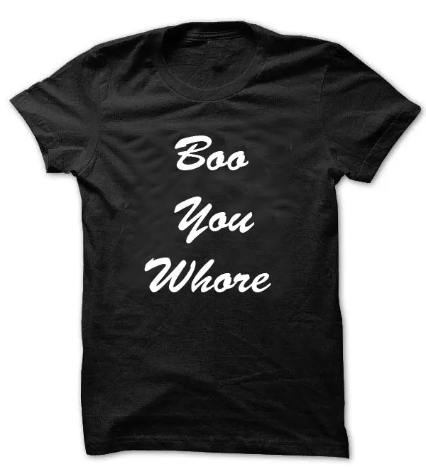 Футболка унисекс с надписью MEAN Boo You Who ** Girls T1802 | Женская одежда