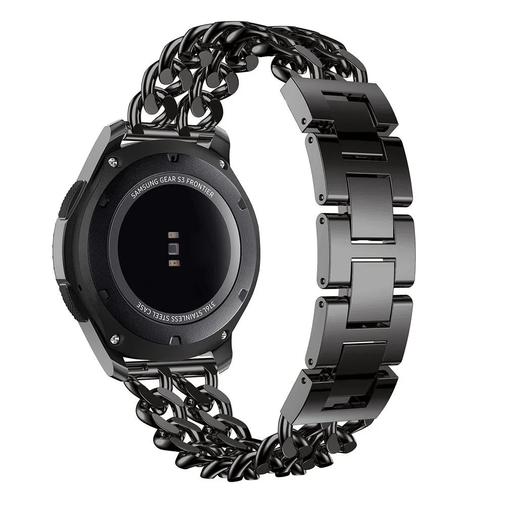 Watchband For Samsung Gear S3 Frontier / Classic Watch Band 22mm alloy Metal Bracelet Strap for wrist | Электроника