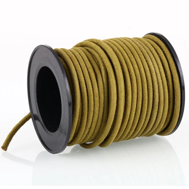 Длина 10 м 3 мм круглый бархатный шнур веревка кружевная нить для DIY браслета