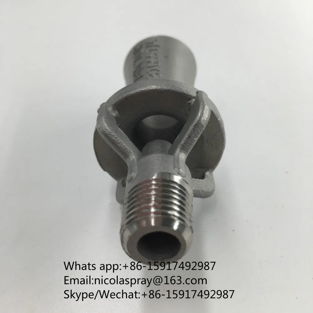 1/4"Tank cleaning Mixing Eductors Mixing Fluid Nozzle, 316SS stainless steel eductor mixing nozzle,water spray nozzle